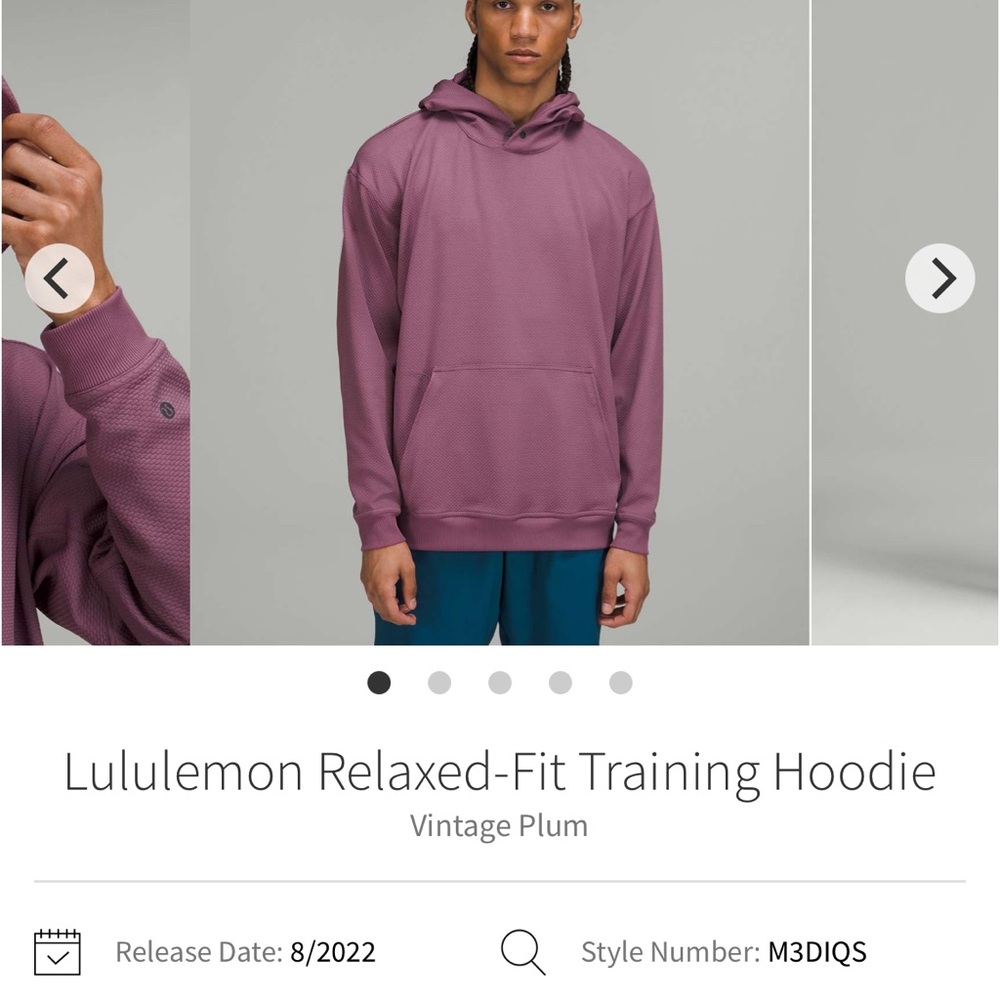 lululemon athletica Relaxed-Fit Plum Hoodie